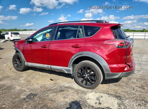 2T3RFREVXJW835972 2018 TOYOTA RAV4 Red Задня ліва чверть
