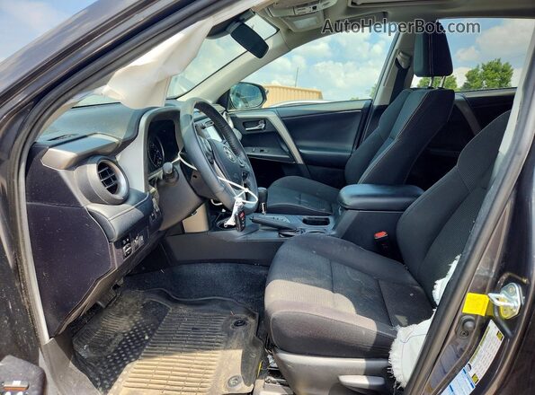 2T3RFREVXJW851623 2018 TOYOTA RAV4 Gray წინა სალონის ხედი
