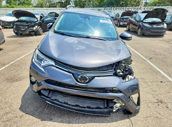 2T3RFREVXJW851623 2018 TOYOTA RAV4 Gray წინა ხედი