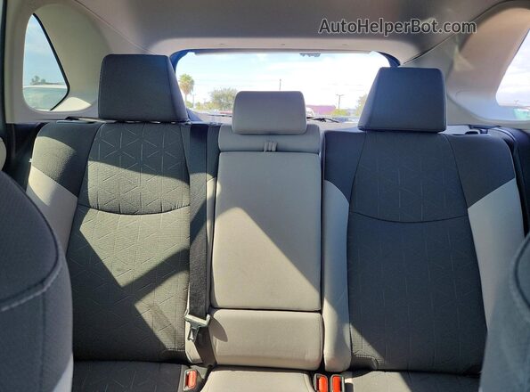 2T3RWRFV0LW051513 2020 TOYOTA RAV4 Gray Вид задніх сидінь