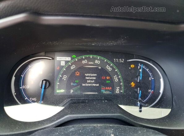 2T3RWRFV0RW201421 2024 TOYOTA RAV4 Silver Instrument cluster view