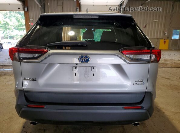 2T3RWRFV2KW040236 2019 TOYOTA RAV4 Silver უკანა ხედი