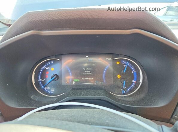 2T3RWRFV3PW166337 2023 TOYOTA RAV4 Silver Вид щитка приладів