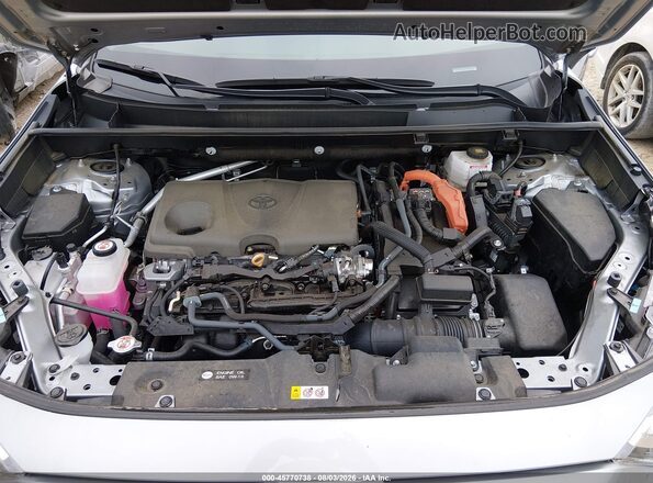 2T3RWRFV3RW243758 2024 TOYOTA RAV4 HYBRID Серебряный Вид сзади