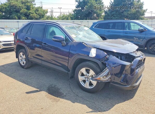 2T3RWRFV4KW025866 2019 TOYOTA RAV4 Blue Dashboard view