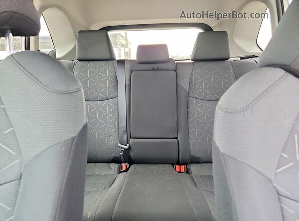 2T3RWRFV4LW086930 2020 TOYOTA RAV4 Silver Հետևի նստատեղերի տեսք