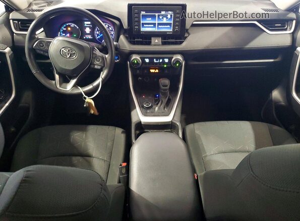 2T3RWRFV5LW084863 2020 TOYOTA RAV4 Blue Առջևի վահանակի տեսք