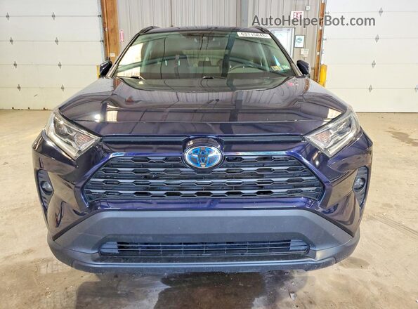 2T3RWRFV5LW084863 2020 TOYOTA RAV4 Blue Դիմացի տեսք