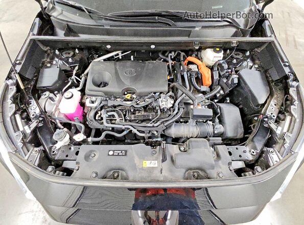 2T3RWRFV6RW211371 2024 TOYOTA RAV4 Black Vista del compartimento del motor
