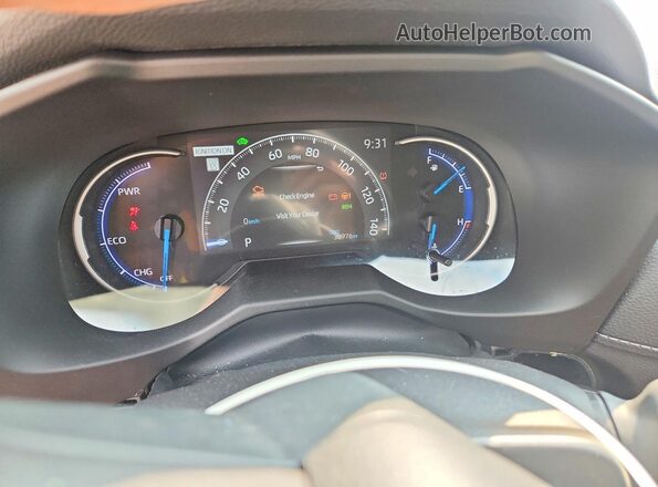 2T3RWRFV6SW262553 2025 TOYOTA RAV4 Gray Սարքավորումների վահանակի տեսք