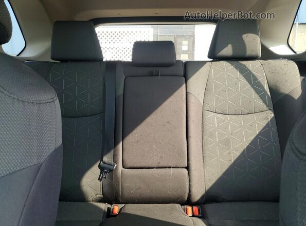 2T3RWRFV7LW068258 2020 TOYOTA RAV4 Silver უკანა სავარძლების ხედი