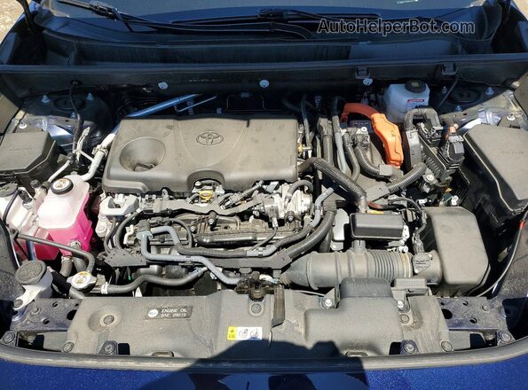 2T3RWRFV7RW251913 2024 TOYOTA RAV4 Blue ძრავის განყოფილების ხედი