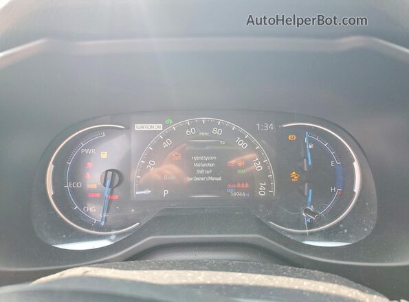 2T3RWRFV7SW275280 2025 TOYOTA RAV4 Silver ხელსაწყოთა პანელის ხედი