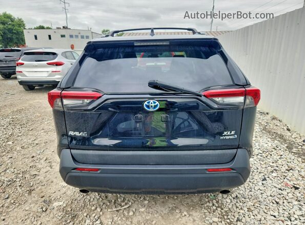 2T3RWRFV8KW013476 2019 TOYOTA RAV4 Black Вид ззаду