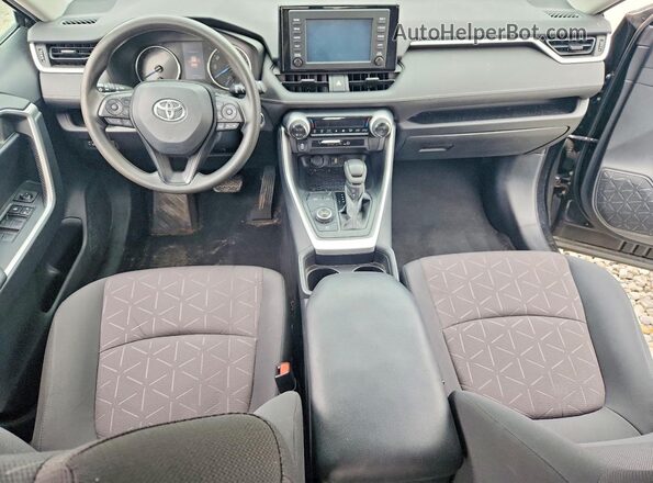 2T3RWRFV8KW013476 2019 TOYOTA RAV4 Black Вид панелі приладів
