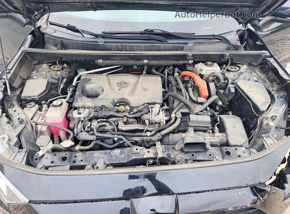 2T3RWRFV8KW013476 2019 TOYOTA RAV4 Black Вид підкапотного простору