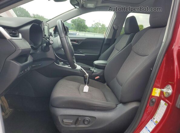 2T3RWRFV8KW021884 2019 TOYOTA RAV4 Red Вид салону спереду