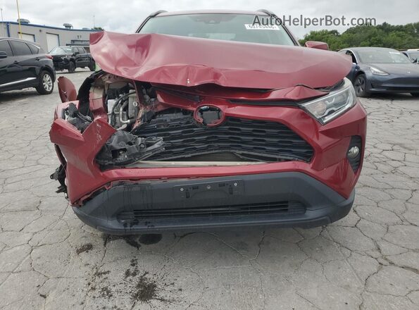 2T3RWRFV8KW021884 2019 TOYOTA RAV4 Red Вид спереду