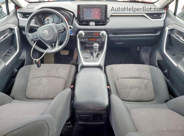 2T3RWRFV8KW021884 2019 TOYOTA RAV4 Red Вид панелі приладів
