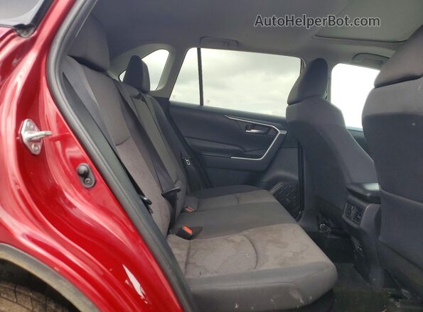 2T3RWRFV8KW021884 2019 TOYOTA RAV4 Red Вид задньої частини салону