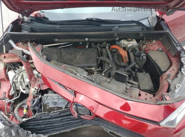 2T3RWRFV8KW021884 2019 TOYOTA RAV4 Red Вид підкапотного простору