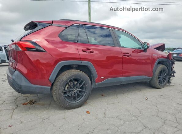 2T3RWRFV8KW021884 2019 TOYOTA RAV4 Red Задня права чверть