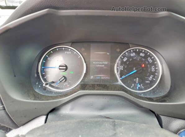 2T3RWRFV8KW021884 2019 TOYOTA RAV4 Red Вид щитка приладів