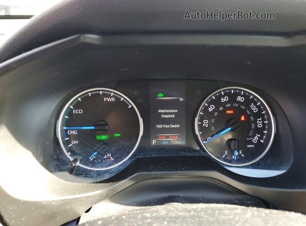 2T3RWRFV8LW058242 2020 TOYOTA RAV4 Черный Вид щитка приборов
