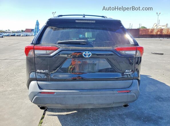 2T3RWRFV9KW043473 2019 TOYOTA RAV4 Black უკანა ხედი