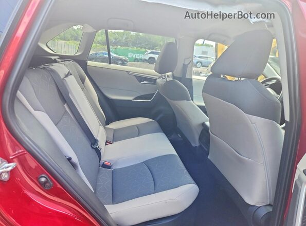 2T3RWRFV9SW294896 2025 TOYOTA RAV4 Maroon Rear interior view