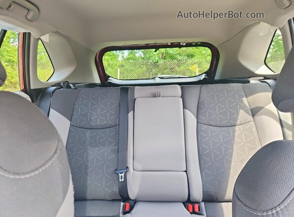 2T3RWRFV9SW294896 2025 TOYOTA RAV4 Maroon Rear seats view
