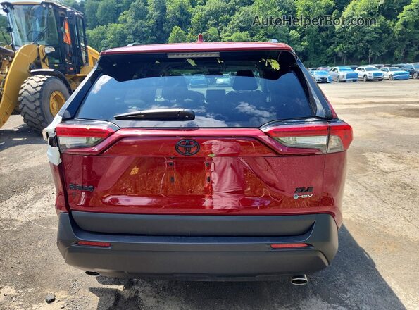 2T3RWRFV9SW294896 2025 TOYOTA RAV4 Maroon Rear view