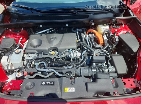 2T3RWRFV9SW294896 2025 TOYOTA RAV4 Maroon Engine compartment view