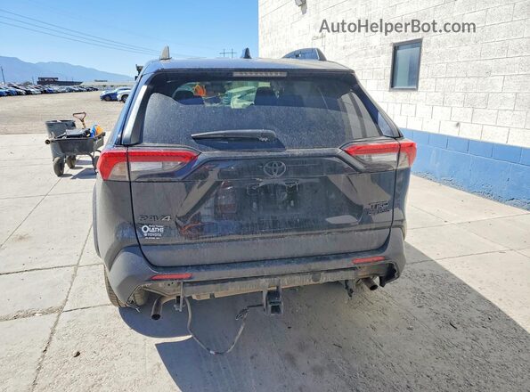 2T3S1RFV8NW324507 2022 TOYOTA RAV4 Black Вид ззаду