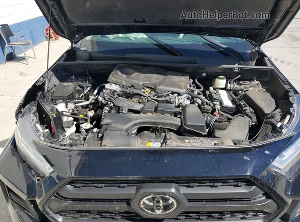2T3S1RFV8NW324507 2022 TOYOTA RAV4 Black Вид задньої частини салону