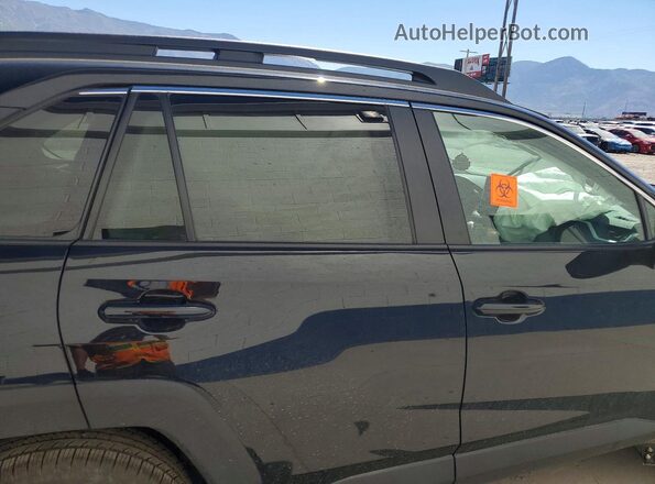 2T3S1RFV8NW324507 2022 TOYOTA RAV4 Black Вид задніх сидінь