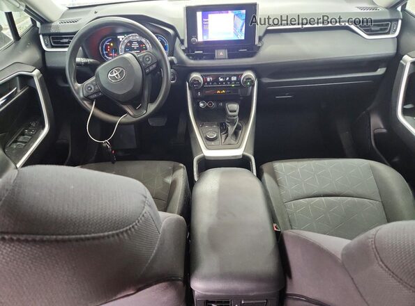 2T3UWRFV1PW151605 2023 TOYOTA RAV4 White Dashboard view