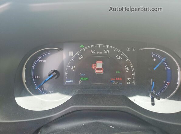 2T3UWRFV6PW154869 2023 TOYOTA RAV4 White Vista del cuadro de instrumentos