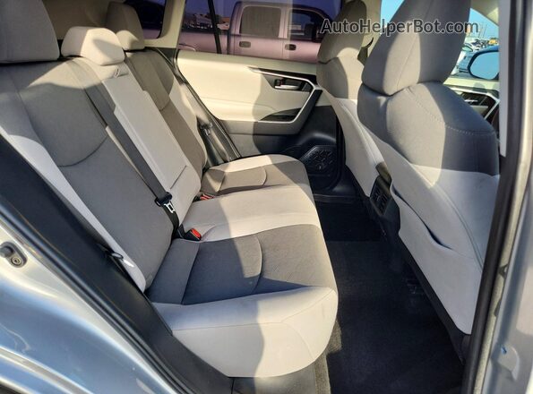2T3W1RFV0KW018317 2019 TOYOTA RAV4 Серебряный Вид задних сидений