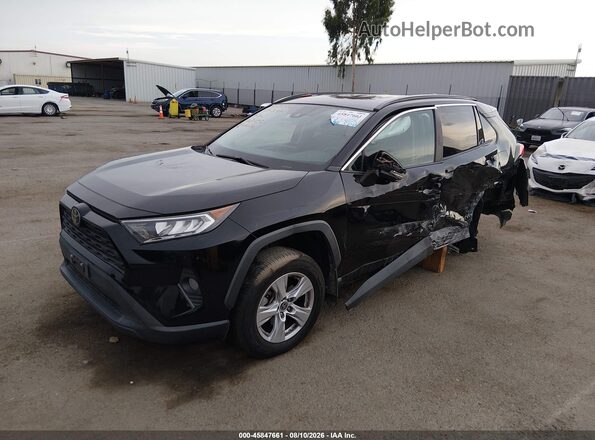 2T3W1RFV0MC149364 2021 TOYOTA RAV4 Black Передня ліва чверть