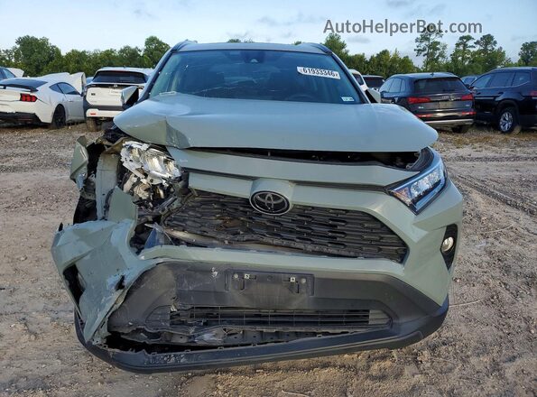2T3W1RFV0MW125970 2021 TOYOTA RAV4 Зеленый Вид спереди