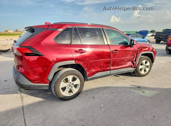 2T3W1RFV0MW135592 2021 TOYOTA RAV4 Red უკანა მარჯვენა
