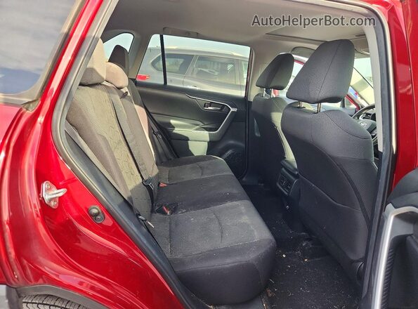 2T3W1RFV0MW135592 2021 TOYOTA RAV4 Red უკანა სალონის ხედი