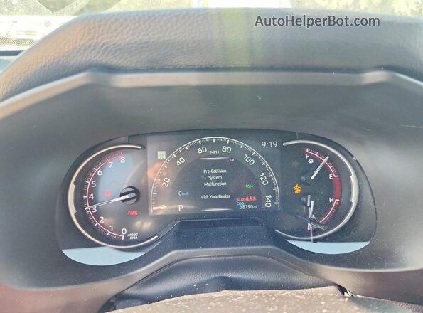 2T3W1RFV0PC235455 2023 TOYOTA RAV4 Серый Вид щитка приборов