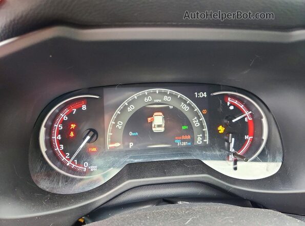 2T3W1RFV0PW287635 2023 TOYOTA RAV4 Зеленый Вид щитка приборов