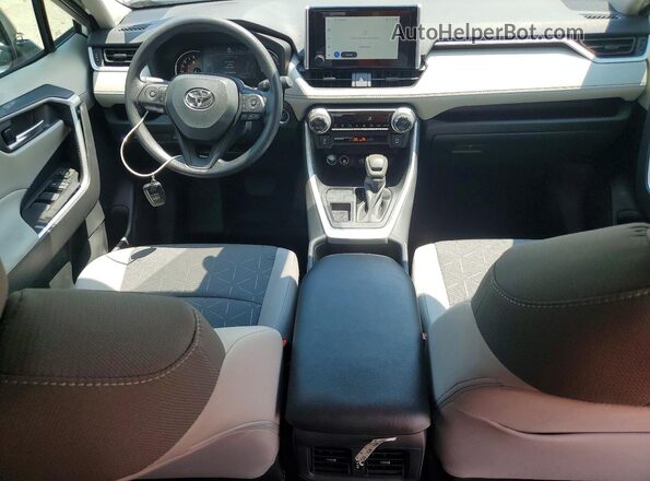 2T3W1RFV0SC347844 2025 TOYOTA RAV4 White Dashboard view