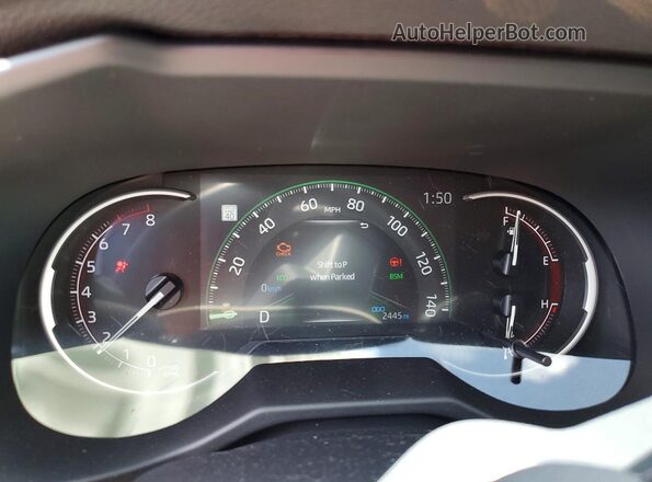 2T3W1RFV0SC362330 2025 TOYOTA RAV4 Black Instrument cluster view
