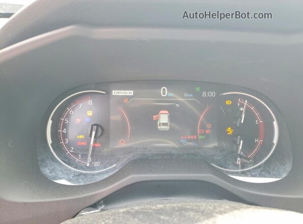 2T3W1RFV0SW409676 2025 TOYOTA RAV4 Синий Вид щитка приборов