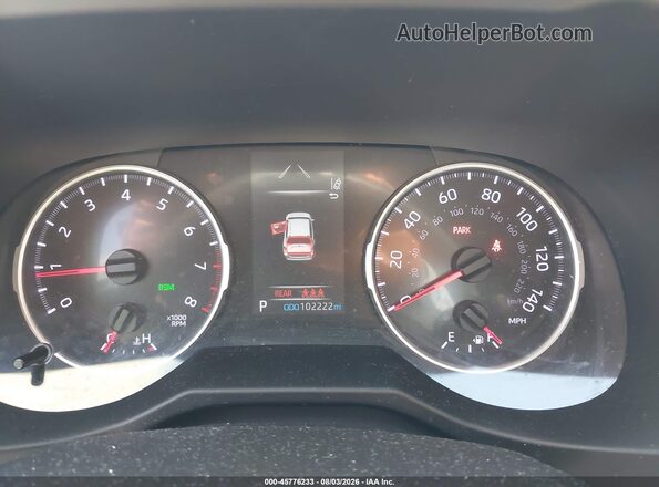 2T3W1RFV1LC058909 2020 TOYOTA RAV4 White Widok tylnych siedzeń