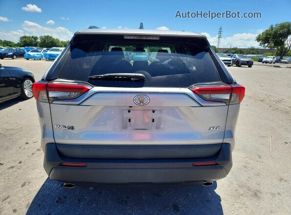 2T3W1RFV1LC066864 2020 TOYOTA RAV4 Silver Вид ззаду